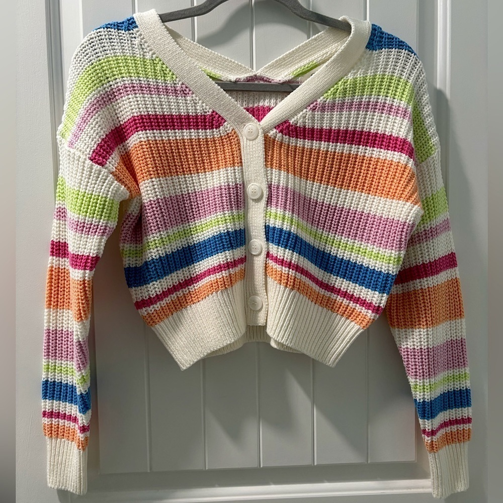 NWT - Jessica Simpson - Colorful Knitted Cardigan - XS